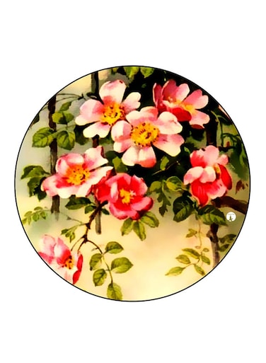 Flowers Printed Fridge Magnet Multicolour