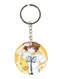 Double Side Anime Digimon Printed Keychain