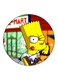 Simpsons Printed Fridge Magnet Multicolour