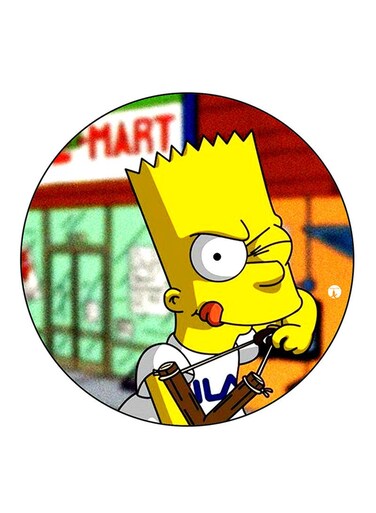 Simpsons Printed Fridge Magnet Multicolour