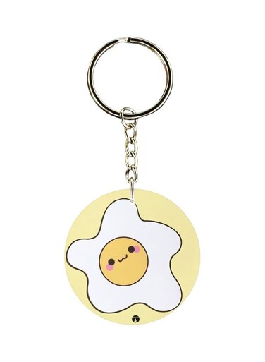 Double Sided Cartoon Printed Keychain