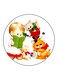Vintage Art Printed Fridge Magnet Multicolour
