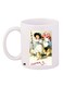 Cartoon Girl Printed Coffee Mug White/Beige/Blue