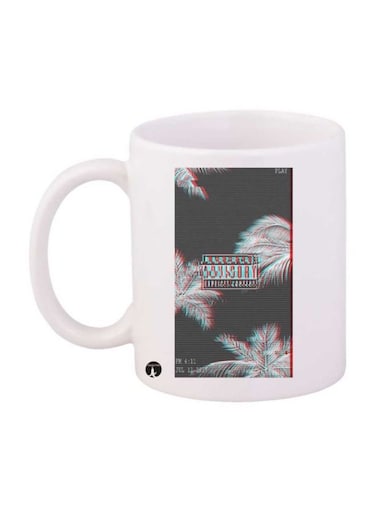Printed Mug Black/White Standard Size