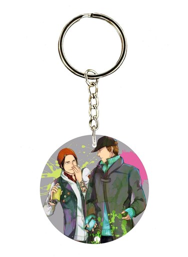 Infamous Second Son Double Side Printed Keychain