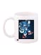 Game Sonic Printed Mug White Blue Red Standard Size