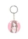 Cartoon Girl Printed Keychain
