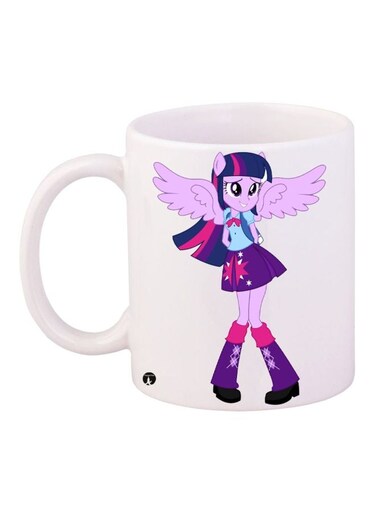 Fairy Printed Coffee Mug White/Purple/Pink
