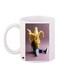 Cartoon Printed Coffee Mug White/Yellow/Blue