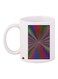 3D Printed Coffee Mug White/Red/Green 11ounce