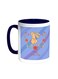Happy Mother's Day Printed Coffee Mug Blue/White 11ounce