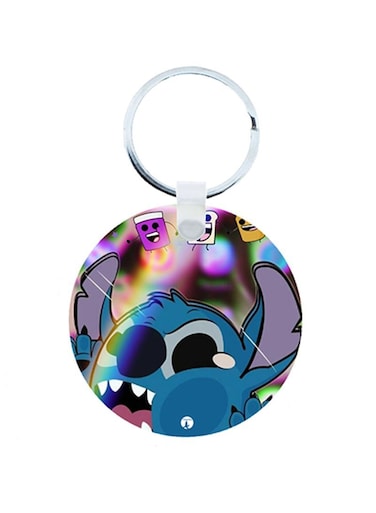 Stitch Wooden Keychain