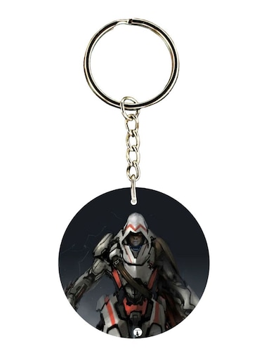 Double Sided Assassin's Creed Printed Keychain