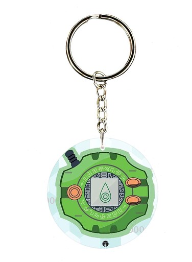 The Anime Digimon Double Side Printed Keychain