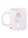 Anime Printed Coffee Mug White/Blue/Beige 11ounce