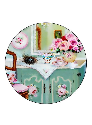 Flowers Printed Fridge Magnet Multicolour