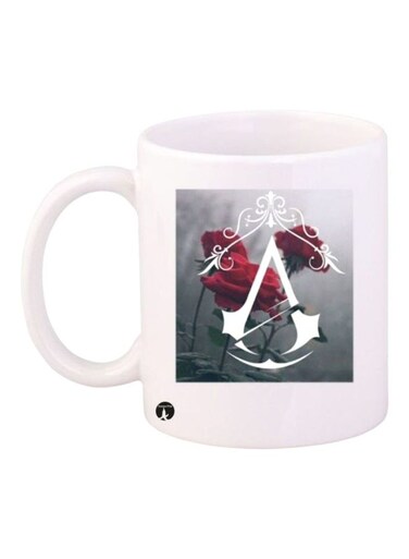 Assassin's Creed Character Printed Mug White/Red Standard Size