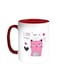 I Love My Mom Printed Coffee Mug Red White