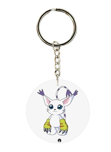 Anime Digimon Printed Keychain