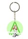 Anime Digimon Double Side Printed Keychain