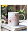 RYN&reg; 1pc Happy Valentine's Day Ceramic Coffee Mug 11oz - Unique Cupid Design , Insulated &amp; Durable, Perfect for Office or Outdoor Use, Limited Edition Gift, Romantic Gift Mug Valentine's Theme Durable Ceramic WHITE