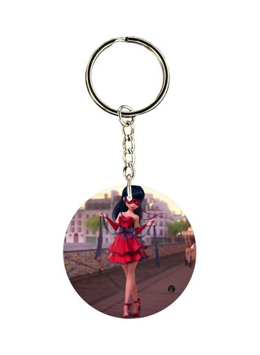 Cartoon Themed Dual Sided Keychain