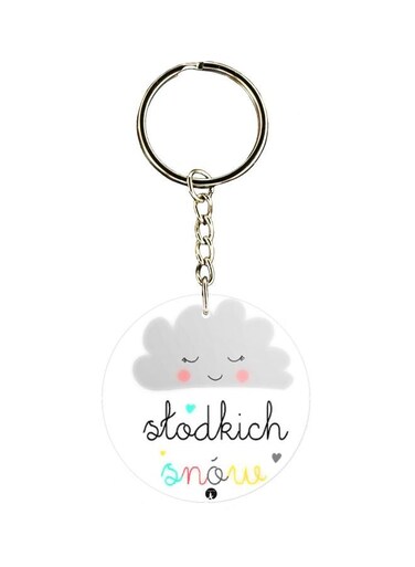 Stodkich Snow Printed Keychain