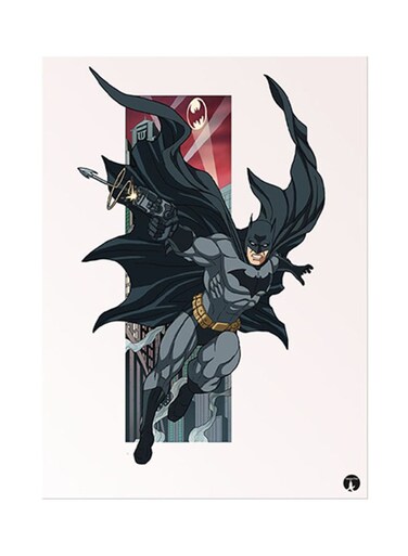 Batman Metal Plate Poster Multicolour 15x20centimeter