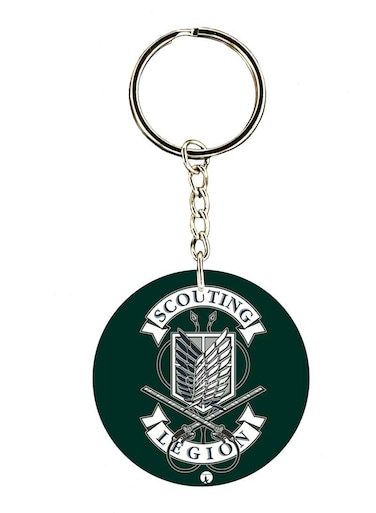 The Anime Attack On Titan Double Side Printed Keychain