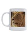 Lion Printed Mug White/Brown/Beige