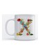 Mug Alphabet X for Coffee and Tea White