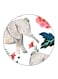 Elephants Printed Fridge Magnet Multicolour