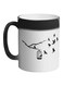 Freedom Of Birds Printed Colour Changing Coffee Mug Black 11ounce