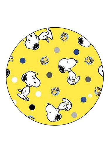 Snoopy Printed Fridge Magnet Round Multicolour