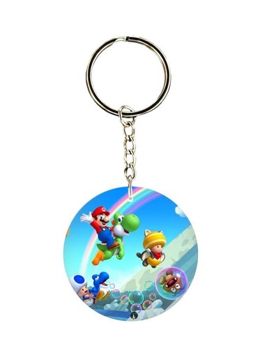 Super Mario Printed Keychain