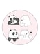 We Bare Bears Printed Fridge Magnet Multicolour