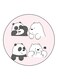 We Bare Bears Printed Fridge Magnet Multicolour
