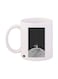 Space Printed Mug White/Black/Grey Standard Size