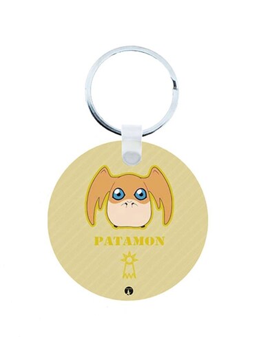 Digimon Anime Wooden Keychain