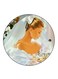 Woman Printed Fridge Magnet Round Multicolour