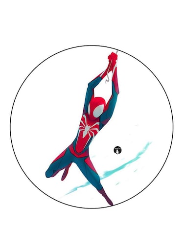 Spiderman Printed Fridge Magnet Multicolour