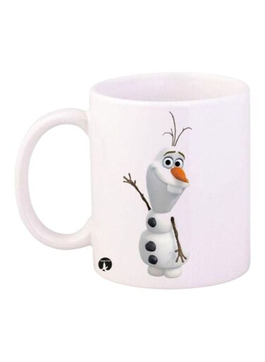 Disney's Olaf Printed Coffee Mug White/Orange/Brown