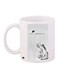 Thanks For Noticing Me Printed Coffee Mug White/Grey/Black 11ounce