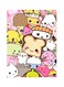 Food Metal Plate Poster White/Blue/Brown 15x20cm