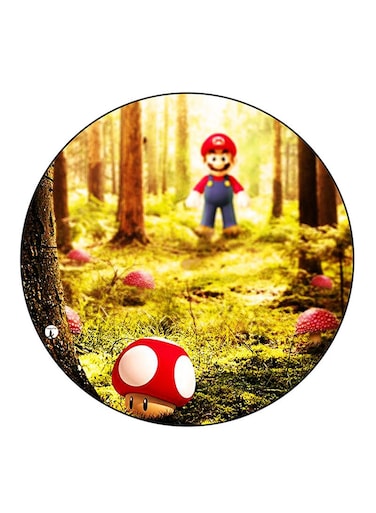 The Video Game Super Mario Printed Fridge Magnet Multicolour