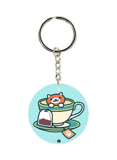 Cat Printed Keychain