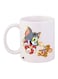 Tom And Jerry Printed Coffee Mug White/Grey/Brown 11ounce