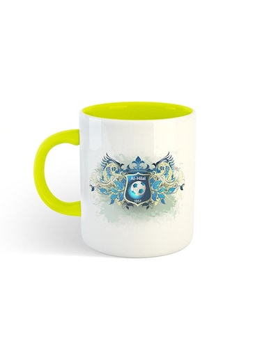 Sport Club H Printed Mug White/Yellow