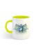 Sport Club H Printed Mug White/Yellow