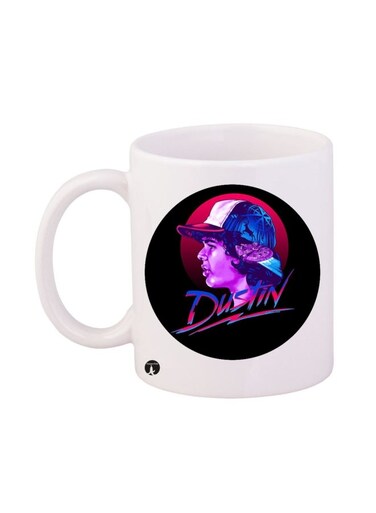 Stranger Things Printed Mug White/Black/Blue
